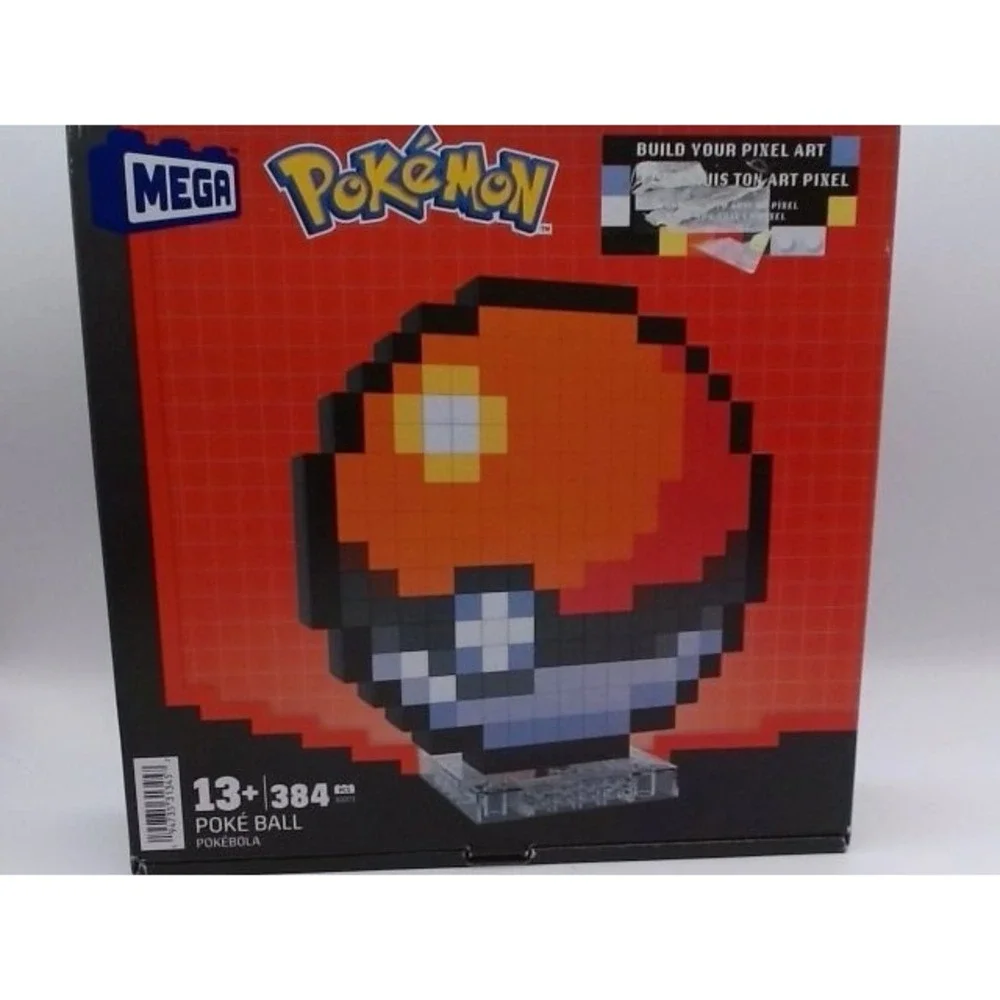 Mega Bloks - Pokemon Classic Poke Ball  Pixel Art  342 Pcs, BRAND NEW IN BOX